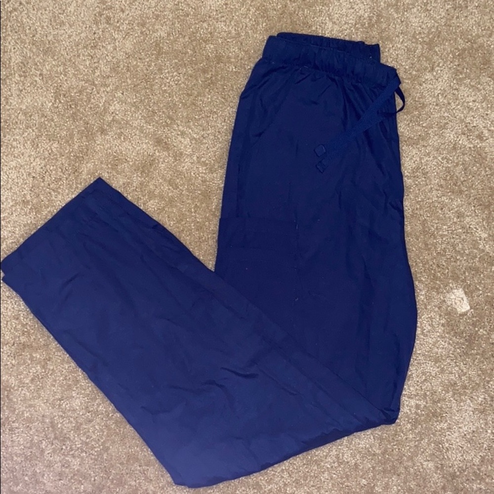 Butter-Soft Navy Blue Scrub Bottoms